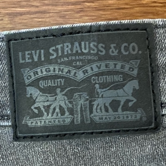 Levi’s 721 High Rise Skinny Jeans Size 27 Stretchy Grey Measures W26 L29 - Picture 8 of 10